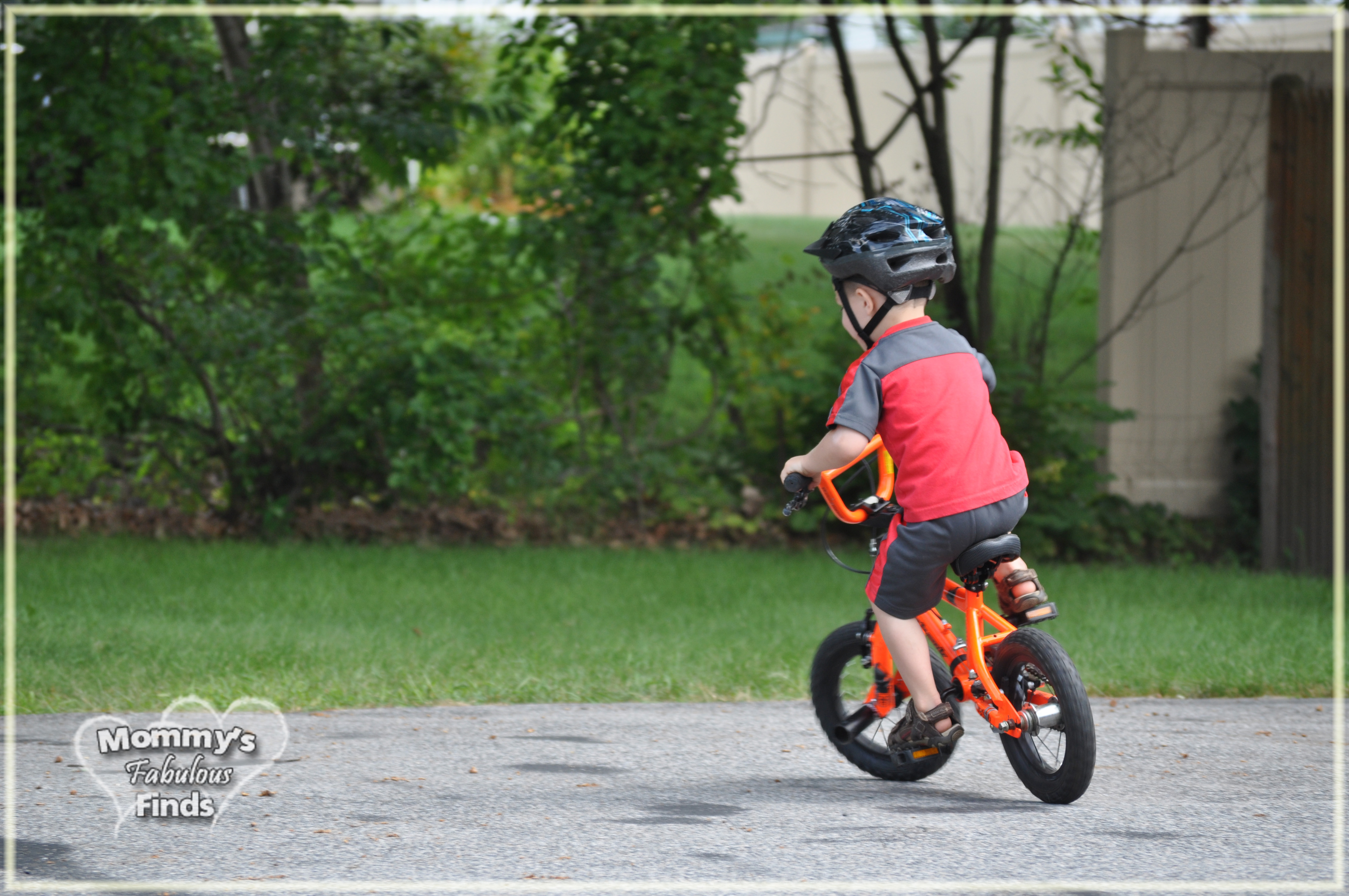 3 year old riding bike without training wheels
