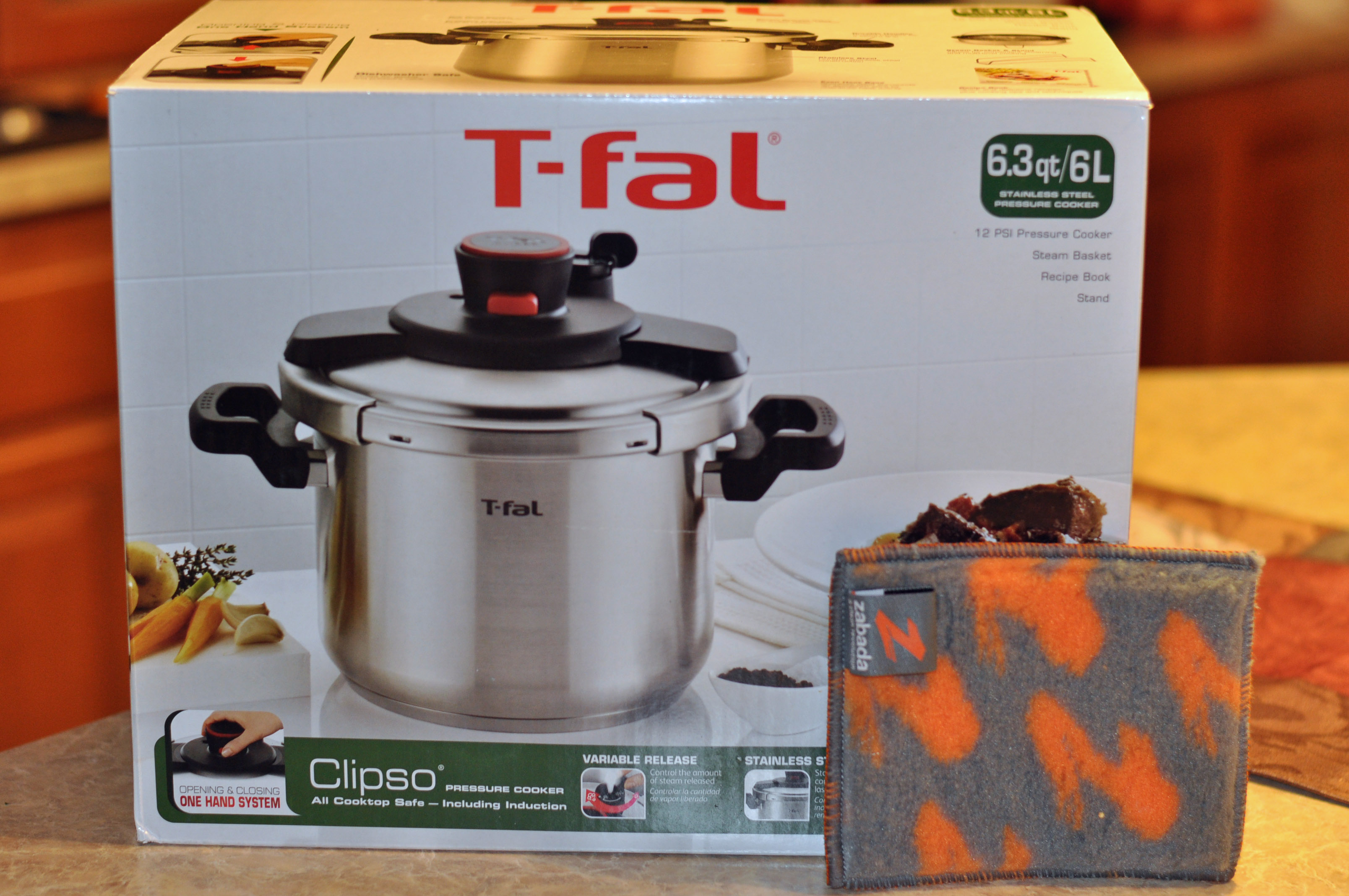 T-FAL T-fal Clipso Induction Compatible Stainless Steel 6.3 Quart