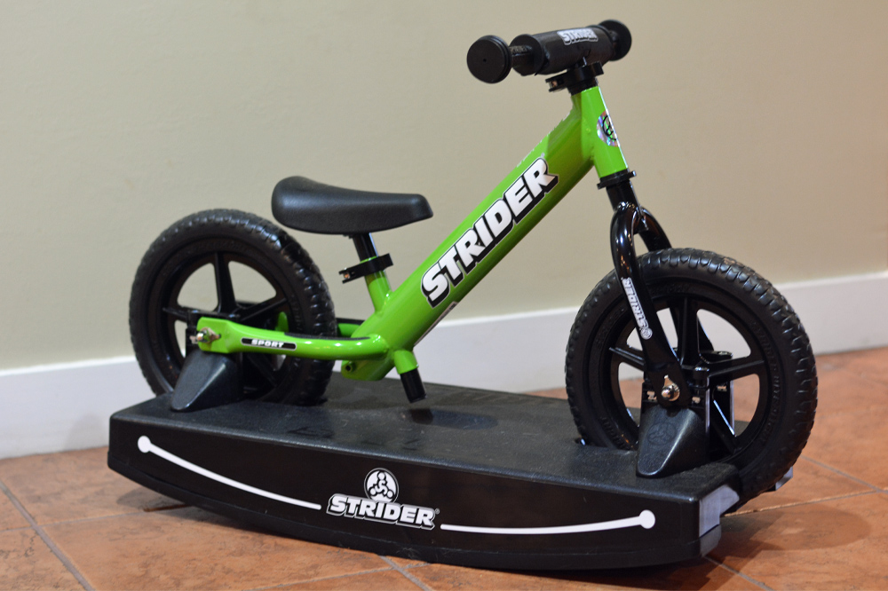 strider balance bike with rocker