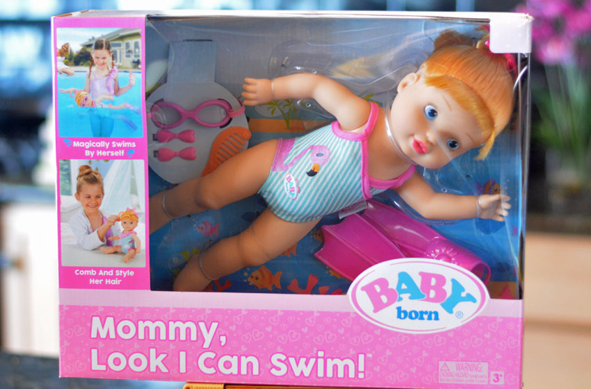 baby doll that can swim