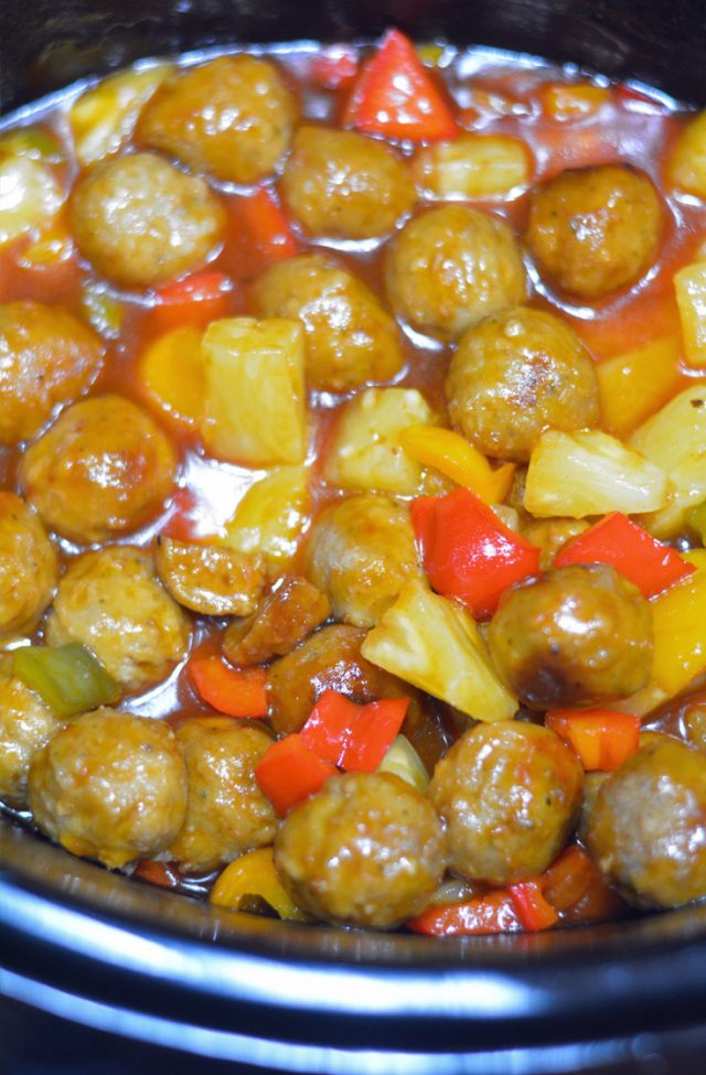 Crockpot Sweet and Sour Meatballs Recipe Mommy's Fabulous Finds