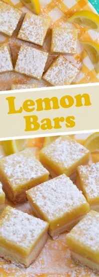 Lemon Bars Recipe - Mommy's Fabulous Finds