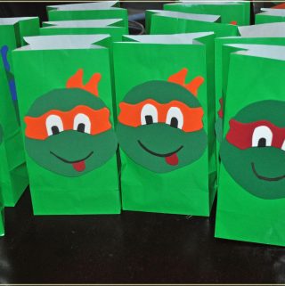 TMNT Party Ideas - DIY Ninja Turtle Goodie Bags - Mommy's Fabulous Finds