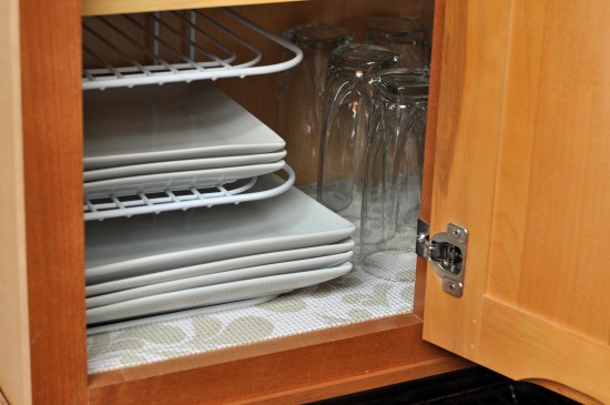 Adding a Decorative Touch To The Cabinets With Duck Brand’s Shelf Liner ...