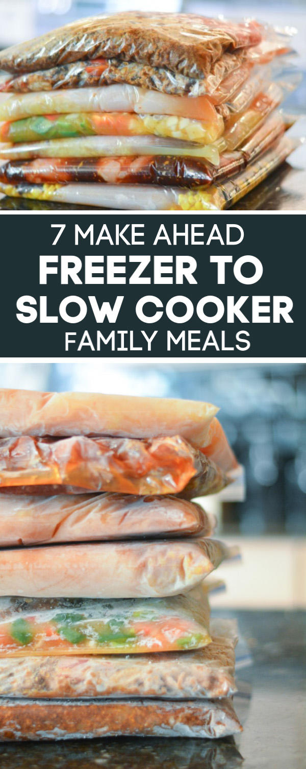 Make Ahead Freezer to Slow Cooker Freezer Meals - Mommy's Fabulous Finds