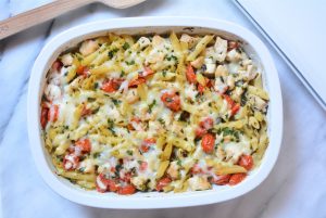 Tomato Basil Chicken Pasta - Simple Pasta Dish - Mommy's Fabulous Finds