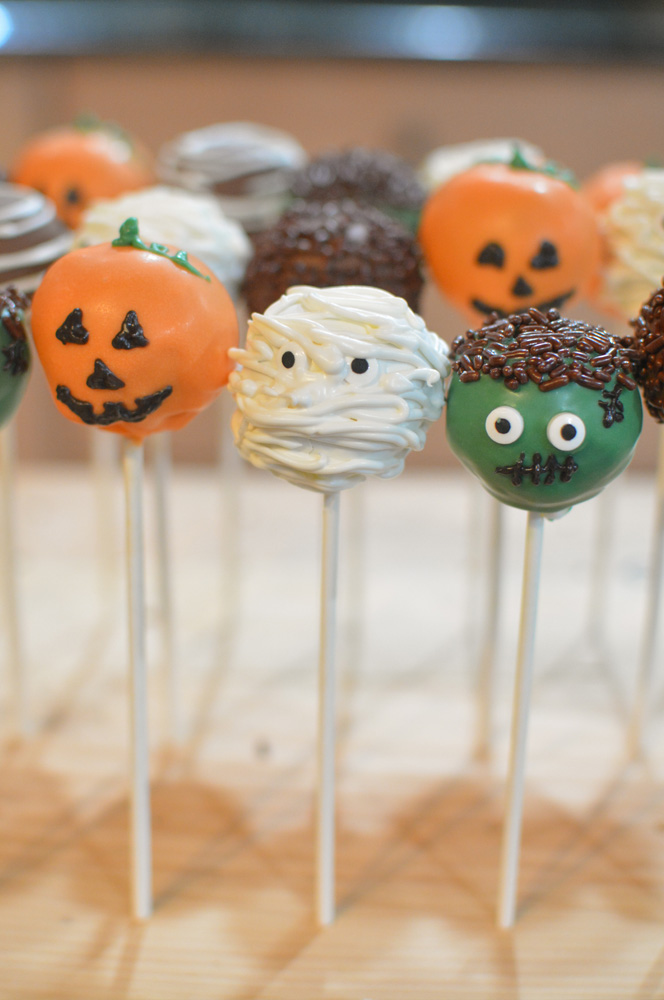 Where are we going & why are we in this handbasket: October 29: Deadly  Piñata Loaf Cake & Pumpkin Cake Pops