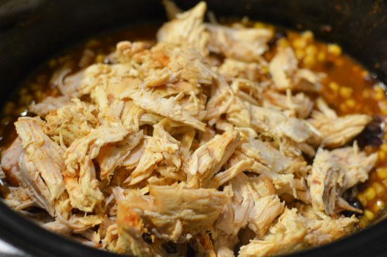 Crockpot Chicken Tacos With Black Beans & Corn - Mommy's Fabulous Finds