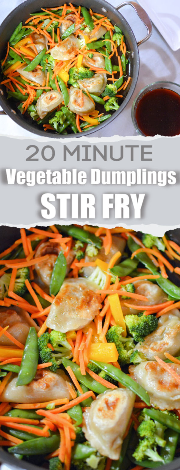 20 Minute Vegetable Dumplings Stir Fry - Mommy's Fabulous Finds